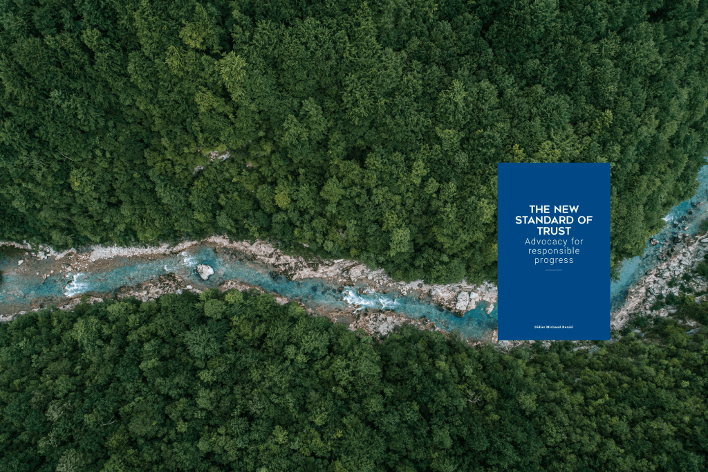 River in a forest and CEO's essay